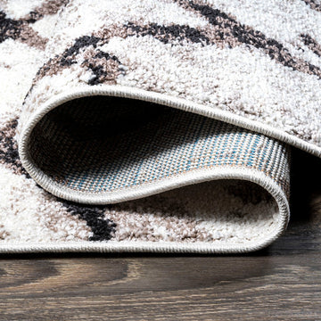 Aksil Moroccan Diamond Area Rug